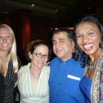 Laura, Past President Colleen, Ramin and Past President Olympia